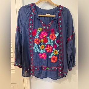 Lula Soul Floral blouse, size XS